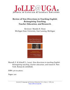 Review of New Directions in Teaching English
