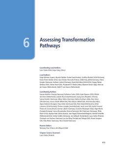 6 Assessing Transformation Pathways