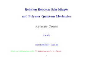 Relation Between Schrödinger and Polymer Quantum Mechanics