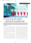 Prime time for qPCR – raising the quality bar