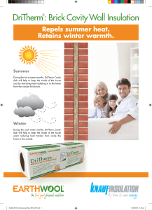 DriTherm®: Brick Cavity Wall Insulation