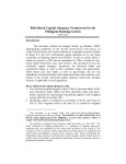 Risk-Based Capital Adequacy Framework for the Philippine Banking