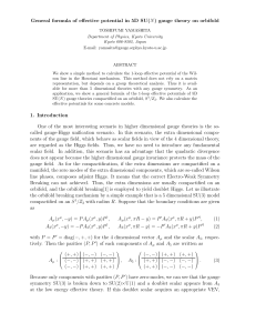 General formula of effective potential in 5D SU(N) - www