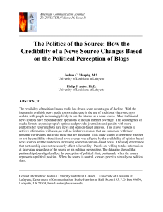 The Politics of the Source - The Official Peer