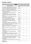 Big Idea Waves 1 Pupil feedback sheet