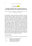 Using the NANOSATC-BR1 to evaluate the effects of space radiation