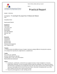 IA Practical Report Properties of Alkanes and Alkenes