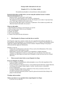 Dropodex, INN - dexamethasone phosphate