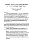 Suitability of Using “End of Pipe” Systems to Treat Farm Tile