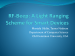 RF-Beep: A Light Ranging Scheme for Smart