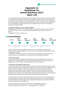 Retningslinjer for Grand Solutions Fase 2