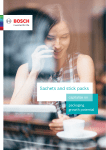 Sachets and stick packs - Bosch Packaging Technology