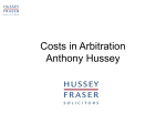 “The usual order (in arbitration and litigation) is that