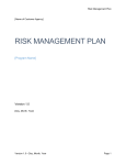 I have carefully assessed the Risk Management Plan