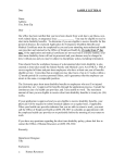 Sample Letter - Princeton University