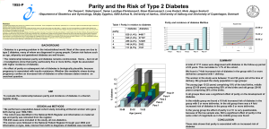 Parity and the Risk of Type 2 Diabetes