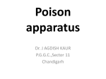 Poison apparatus