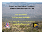 Modeling of Ecological Processes