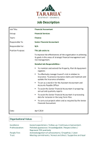 Application for Vacancy - Tararua District Council