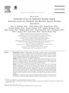 Systematic review on reoperative bariatric surgery