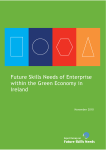 Future Skills Needs of Enterprise within the Green Economy in Ireland