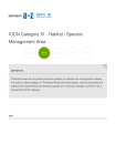 IUCN Category IV - Habitat / Species Management Area