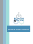 Appendice A - Medication Review Forms