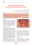 Diagnosis and management of oral lesions and conditions in the