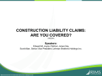 construction liability claims: are you covered?