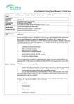 Draft Job Specification