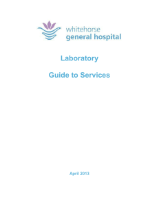 Laboratory Guide to Services
