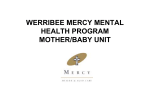 werribee mercy mental health program mother/baby unit