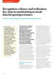 Key steps to maintaining accurate data for good governance