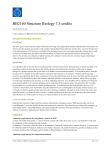 KTH | BB2160 Structure Biology 7.5 credits