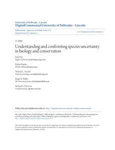 Understanding and confronting species uncertainty in biology and