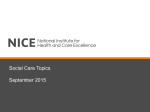 NICE slides tlap - National Care Forum