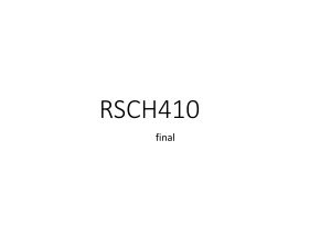 RSCH410