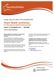 Heart Health workshop for Aboriginal Health Professionals FRIDAY