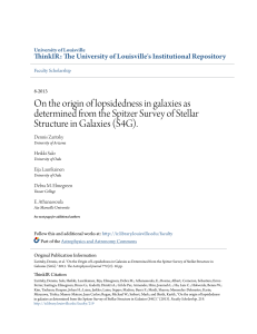 On the origin of lopsidedness in galaxies as determined