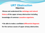 Acute Inflammatory Upper Airway Obstruction