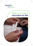 MND Just in Case kit leaflet for GPs