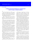 Crimean-congo hemorrhagic fever - Caspian Journal of Internal