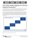 The Public Health Approach to Sexual Violence Prevention