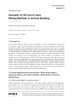 Examples of the Use of Data Mining Methods in Animal Breeding