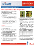 How to Check Incubation Temperature