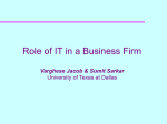 Information Age Enterprise - L1 - The University of Texas at Dallas
