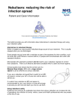 Nebulisers: reducing the risk of infection spread