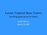 Lateral Temporal Bone Tumors - Iowa Head and Neck Protocols