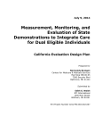 Measurement, Monitoring, and Evaluation of State