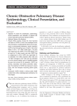 Chronic Obstructive Pulmonary Disease: Epidemiology, Clinical